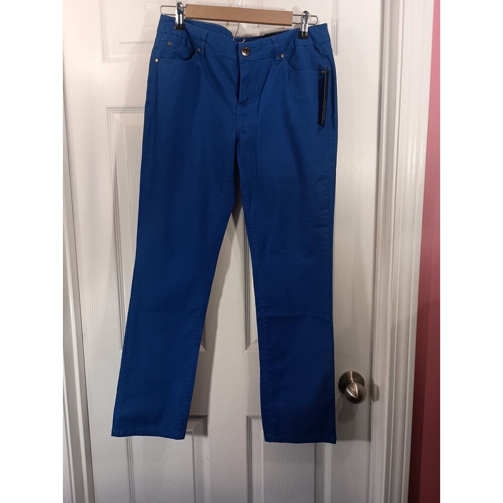 Apt 9 Skinny Leg Pants Modern Fit Size 10P Blue